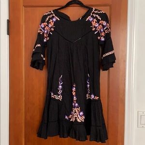 NWT Free People Pavlo Embroidered Dress Sz XS